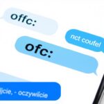 Skrót OFC oznaczający of course (oczywiście) w wiadomości tekstowej